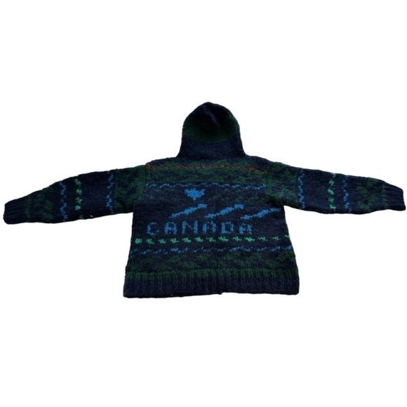 FAB Chunky Knit Wool Sweater With Goose Pattern - Size Small - Picture 3 of 10